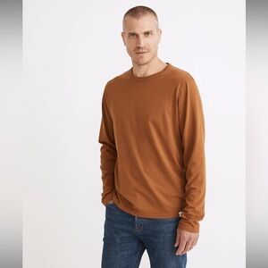 Madewell Garment-Dyed Allday Crewneck Long-Sleeve
